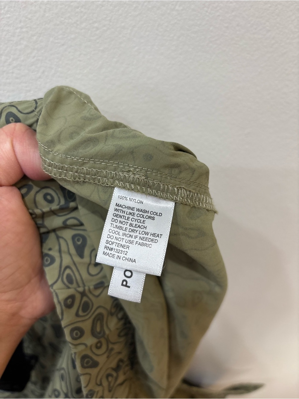 Howler Brothers Olive Green Patterned Athletic Shorts - Picture 10 of 12